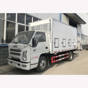 Véhicule de transport de volaille d'utilisation de ferme de bétail de JMC <span class=keywords><strong>5T</strong></span> <span class=keywords><strong>camion</strong></span> de transport de poulet de 4.2m en vente - Product Image 3