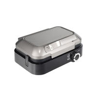 Gaufrier belge électrique commercial portable à nid d'abeille pour les collations de petit-déjeuner dans les restaurants et à domicile