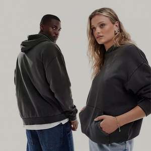 เสื้อฮู้ดแบบสวมหัวมีฮู้ดสำหรับผู้ชายเสื้อฮู้ดโอเวอร์ไซส์ผ้าคอตตอนมีโลโก้ตามสั่ง - Product Image 2