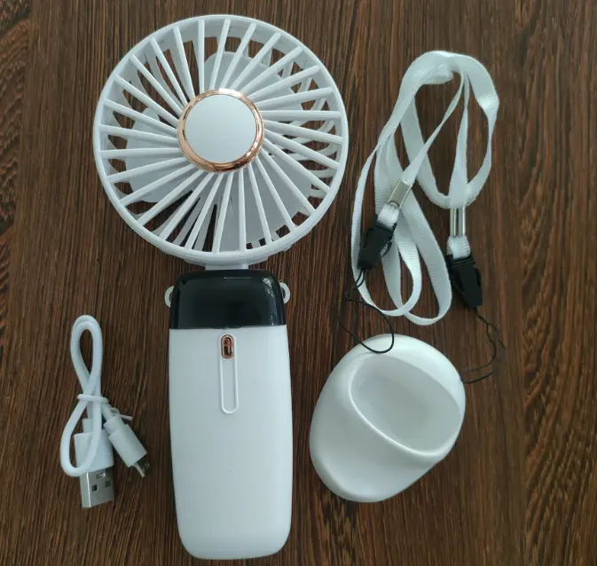 OEM Wholesale Ventiladores Portable Mini Charging Fan Multi-Function Cooling Fan Handheld 5 Speed Mini Hand Fan