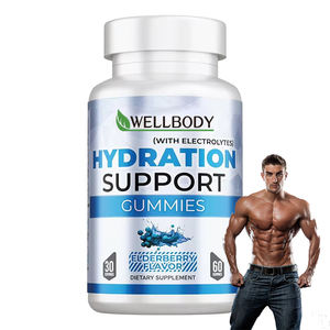Wellbody OEM/ODM <span class=keywords><strong>hydro</strong></span> électrolyte, vitamine gommes effervescentes créatine monohydrate pour la croissance musculaire sportive-60 bouteilles - Product Image 1