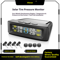 Tpms Sensor tekanan ban, Tpms Sensor tekanan ban kekuatan surya, sistem monitor Digital LCD