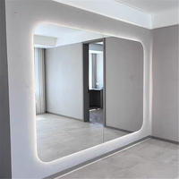 Miroir mural sans cadre haute définition grande taille décoratif pour salle de sport, danse, yoga, pilates, coiffure, studio de danse, salle de sport