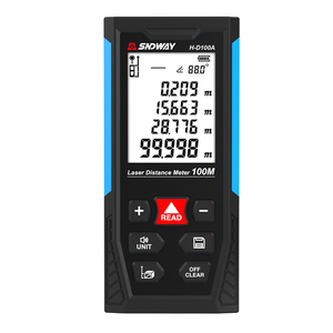 Misuratore di <span class=keywords><strong>Distanza</strong></span> <span class=keywords><strong>Laser</strong></span> SNDWAY H-D100A con Portata di 100m e Metro a Nastro Manuale da 2 Metri - Product Image 3
