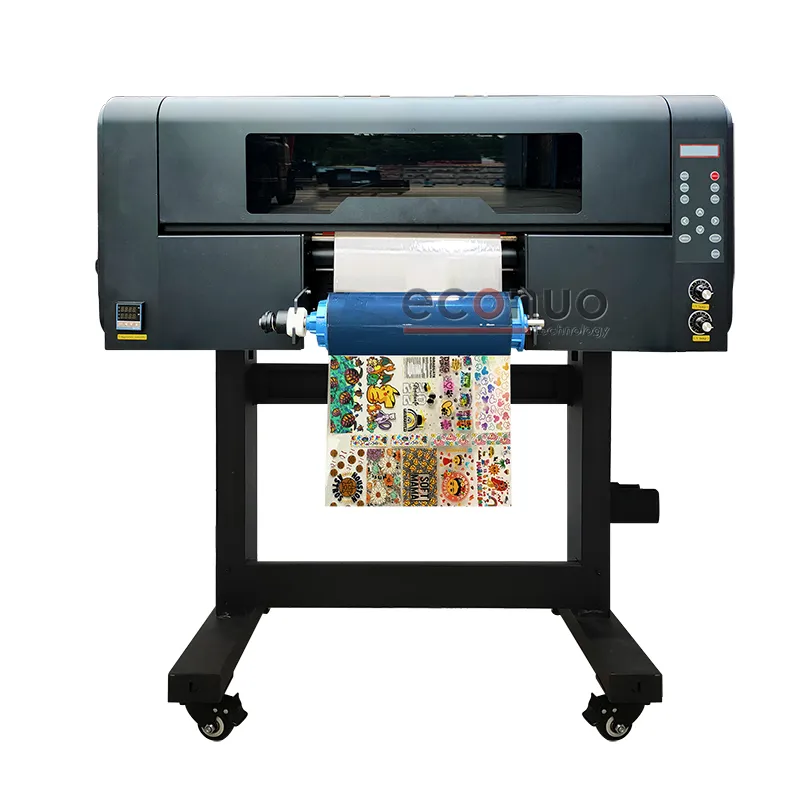 مطابعة DTF بالأشعة فوق البنفسجية 30 سم وصلت حديثًا، ماكينة طباعة برؤوس طباعة i1600 برأسين للطباعة على طبقات AB NY-A3SJ للأعمال الصغيرة
