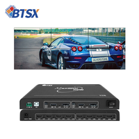 Boîtier de mur vidéo HDMI DP 2 entrées 8 sorties HDMI 8K avec protection ESD 16KV, projection et connexion parallèle