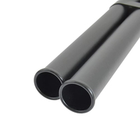 AF Archery – Carquois double tube noir, porte-flèches léger à fixer à la taille pour arc classique, arc à poulies et tir à l'arc traditionnel