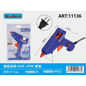 Pistola de Pegamento Caliente Eléctrica de 20W, Temperatura Única, para Manualidades Industriales y Reparaciones - Product Image 1