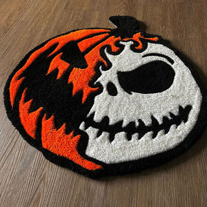 Logotipo de marca personalizado, forma redonda, <span class=keywords><strong>zapatos</strong></span> deportivos de aire, patrón de zapatillas, troquelado, alfombra de piso - Product Image 2