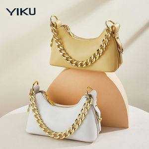 Clásico de lujo al por mayor Pu cuero señoras elegante monedero diseñador mujeres arrugado <span class=keywords><strong>bolso</strong></span> de hombro E Cross Body Bag - Product Image 4