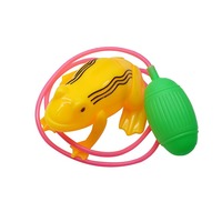 Jouet grenouille sauteuse en gros, jouets mécaniques à pompe à air, grenouille rebondissante rétro, remplisseurs de sacs cadeaux pour enfants, pour le plaisir des enfants