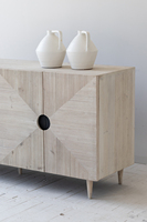 Classique Style japonais-nordique salon meubles anciens pin récupéré salon armoire cuisine armoires en bois buffet