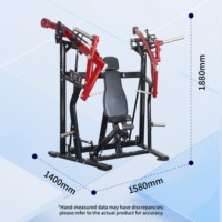Machine de presse inclinée pour centre de fitness hôtelier, tube mural de 3 mm, équipement de fitness certifié CE