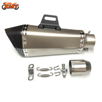 Silencieux universel modifié 51 mm pour moto 250SR GSX250R NINJA400 ZX6R10RZ900Z800