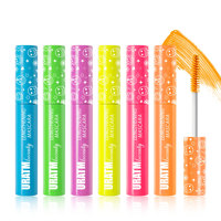 Nouveau liquide fluorescent 6 couleurs à base de plantes et de minéraux pour des cils lumineux, denses, allongeants, imperméables et résistants aux bavures