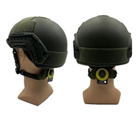 Wendi Casque rapide Matériau FRP haute résistance Sécurité tactique fendue 4 points de suspension Type de cercle Doublure de coussin de suspension Wendi