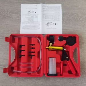 Kit de bomba de vacío de purga de freno de mano tipo Separador de rodamiento con herramienta de prueba de presión de pistola de succión para reemplazo de líquido de frenos - Product Image 6
