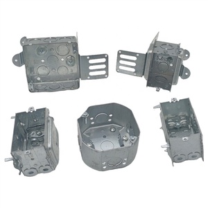 Boîte de jonction électrique en acier galvanisé certifiée CETL, simple, pour <span class=keywords><strong>cloison</strong></span> sèche, 3 x 2 pouces, avec oreilles encastrées - Product Image 5