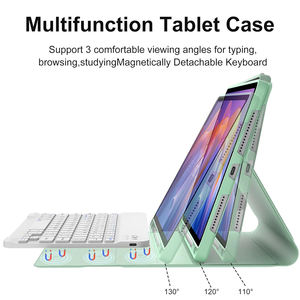 Tastaturhülle für Xiaomi Redmi Pad 2 11 Zoll 2025 Abnehmbare Kabellose Folio-Tastatur mit Schützender Schlanker Standfunktion und Stifthalter - Product Image 4