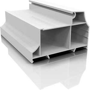 35 # loạt nhựa OEM đùn uPVC vật liệu <span class=keywords><strong>PVC</strong></span> Tùy chỉnh cứng nhắc sản phẩm cứng ép đùn phần khung nhựa hồ sơ - Product Image 1