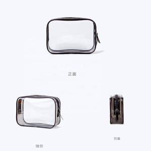 Thân Thiện Với Môi Mini <span class=keywords><strong>PVC</strong></span> Màu Hồng Trong Suốt Du Lịch Vệ Sinh Cá Nhân Pouch Biểu Tượng Tùy Chỉnh Rõ Ràng Mỹ Phẩm Túi <span class=keywords><strong>PVC</strong></span> Túi - Product Image 4