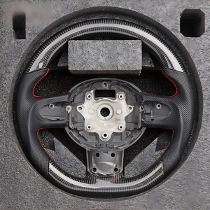 Volante Deportivo de Fibra de Carbono Real para BMW <span class=keywords><strong>Mini</strong></span> <span class=keywords><strong>Cooper</strong></span> R55 R56 R57 R59 R60 S, Estilo Deportivo - Product Image 6