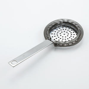 Stainless Steel Cocktail Strainer XR9055 Reusable Bar Filter Minimalist Design Silver Color First Class Quality - Product Image 1
