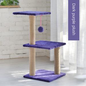 Plataforma de Salto Alto para Gatos, Árbol para Gatos con Nido Cálido de Madera para Jugar y Dormir, Estructura de Escalada Fácil de Usar, Juguete Rascador para Gatos - Product Image 3