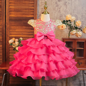 Vendita Diretta dalla Fabbrica: Abito <span class=keywords><strong>da</strong></span> Spiaggia per Ragazze con Applicazioni Tridimensionali di Rose, Tulle Multistrato e Gonna Voluminosa per Damigelle - Product Image 1