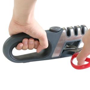 Adjustable Angle <b>Knife</b> Sharpener Stainless Steel Multi Grit Manual Sharpening <b>Tool</b> For <b>Knives</b> And Scissors Kitchen Gadget - Product Image 5