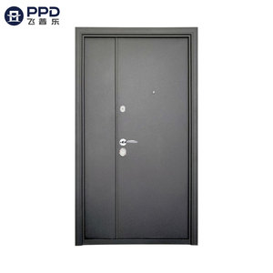Mercado Popular Personalizado Madera Acero Puerta principal delantera externa Diseño caliente Espejo Vidrio Metal <span class=keywords><strong>Seguridad</strong></span> <span class=keywords><strong>Puertas</strong></span> <span class=keywords><strong>blindadas</strong></span> rusas - Product Image 1