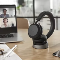 Casque sans fil supra-auriculaire Jabra Evolve2 65 avec annulation du bruit ambiant (ENC) et étanchéité IPX6 pour Bluetooth 5.0 – Vente en gros