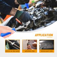 1295 pièces Clips de retenue de voiture et assortiment de fixations automatiques Rivets d'aile de pare-chocs en nylon avec 10 attaches de câble