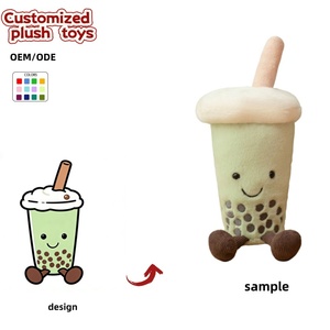 Custom <strong>Boba</strong> Milk Tea <strong>Plush</strong> Toy - OEM/ODM Customizable Bubble Tea Stuffed Doll , Personalized Cute <strong>Plush</strong> for Gifts &amp; Branding - Product Image 1