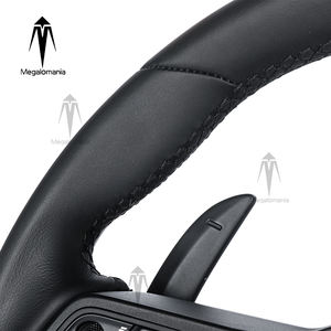 Compatible avec Porsche 911 996 Cayenne 958 718 Boxster 918 Cayman Macans Panamera Taycan <span class=keywords><strong>GT3</strong></span> <span class=keywords><strong>RS</strong></span> 970 Carrera Volant en cuir intégral - Product Image 6