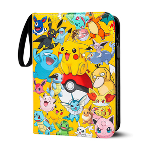 Offre Spéciale : Porte-cartes <span class=keywords><strong>Pokémon</strong></span>, Classeur de cartes à collectionner, <span class=keywords><strong>Album</strong></span> <span class=keywords><strong>Pokémon</strong></span> avec 50 feuilles premium à 4 pochettes, Contient 400 cartes - Product Image 4