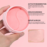 Patchs pour les yeux régénérants au PDRN et ADN de saumon, masques hydrogel pour les cernes et les poches sous les yeux, produits de beauté pour les soins de la peau, personnalisables OEM