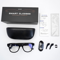 Lunettes de soleil sportives SANVNET GS5 MAX 2026 avec caméra 8MP, étui de chargement, appels Bluetooth et traduction IA – Stock US