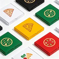 Boîte à pizza en carton écologique personnalisée, vente en gros, directement de l'usine chinoise