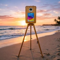 Photomaton portable pour événements et fêtes, compatible avec les appareils photo reflex numériques et les iPad
