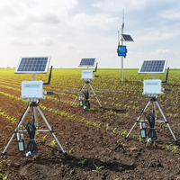 Estación Meteorológica Inalámbrica Industrial IoT con Energía Solar, Monitor Lora Remoto, RS485, Sensor para Agricultura, OEM, ODM