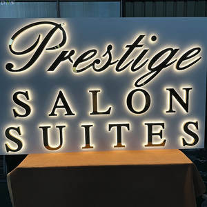 Lettere alfabetiche con taglio Laser con specchio oro personalizzato con specchio in oro illuminate per lucidare la placca per decorazione include il tabellone - Product Image 6