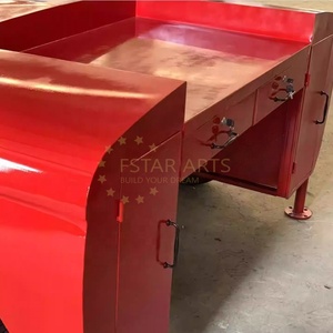 Bancone Reception a Forma di Auto <span class=keywords><strong>Vintage</strong></span> <span class=keywords><strong>Cadillac</strong></span>, Stile Industriale in Metallo per Ufficio o Bar - Product Image 4