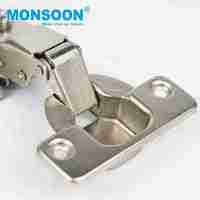 Hardware accessoires schuifdeur scharnier frame soft close keukenkast 3D verstelbare verborgen scharnier slaapkamer ziekenhuis nikkel