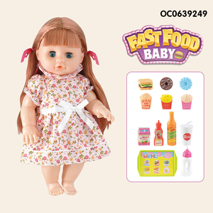 Đồ Uống Và Đi Tiểu Baby Real Girl Vinyl Doll 14 Inch Với Phụ Kiện Thực Phẩm - Product Image 3