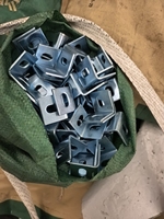 Soporte de Esquina en L de Acero Galvanizado Personalizado de Alta Resistencia para Construcción OEM