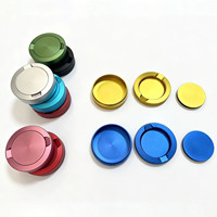 Boîte à snus en alliage d'aluminium usinée CNC, conteneur à snus usiné CNC avec couvercle, boîte à snus en métal