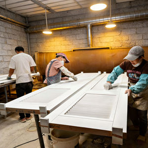 Tende Veneziane in <span class=keywords><strong>Legno</strong></span> Non Finite con Primer Bianco per Decorazione Villa, Ristrutturazione Camere d'Albergo - Product Image 2