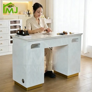 <span class=keywords><strong>Mesa</strong></span> <span class=keywords><strong>de</strong></span> Manicura para Salón <span class=keywords><strong>de</strong></span> Belleza, <span class=keywords><strong>Mesa</strong></span> para Técnico <span class=keywords><strong>de</strong></span> Uñas con Almacenamiento y Muchos Cajones - Product Image 1