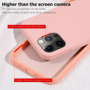 Funda de silicona <span class=keywords><strong>para</strong></span> <span class=keywords><strong>iPhone</strong></span> 14, 13, 12, 11 Pro Max, funda suave de goma de Gel antiarañazos a prueba de golpes con <span class=keywords><strong>forro</strong></span> de tela de microfibra - Product Image 2